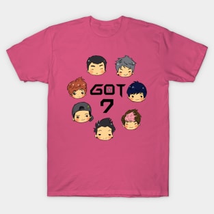 got7 full personel character T-Shirt